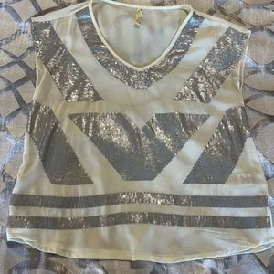 Sequined top